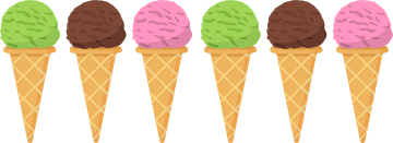 Ice cream cones