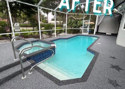 FLOCO pool resurfacing after picture